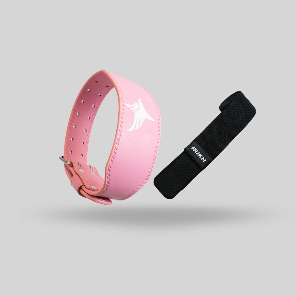 Cinturón de Cuero 5MM + Vendas para la rodilla