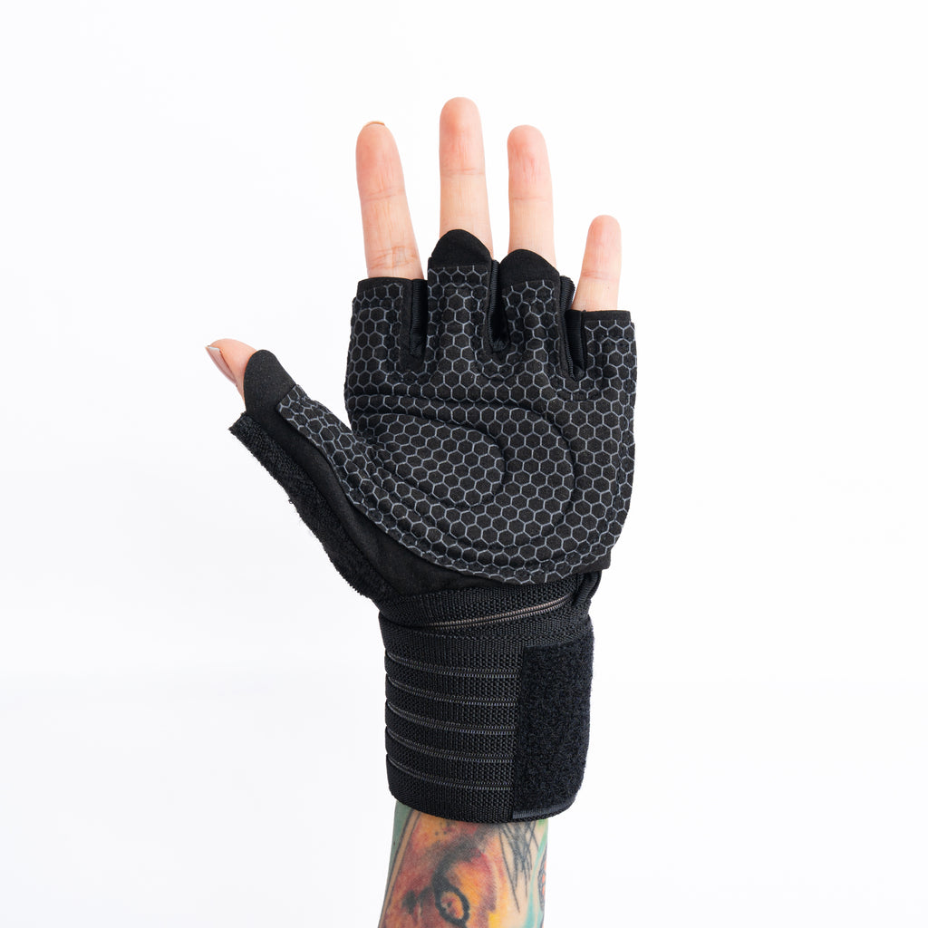 Guantes con muñequera