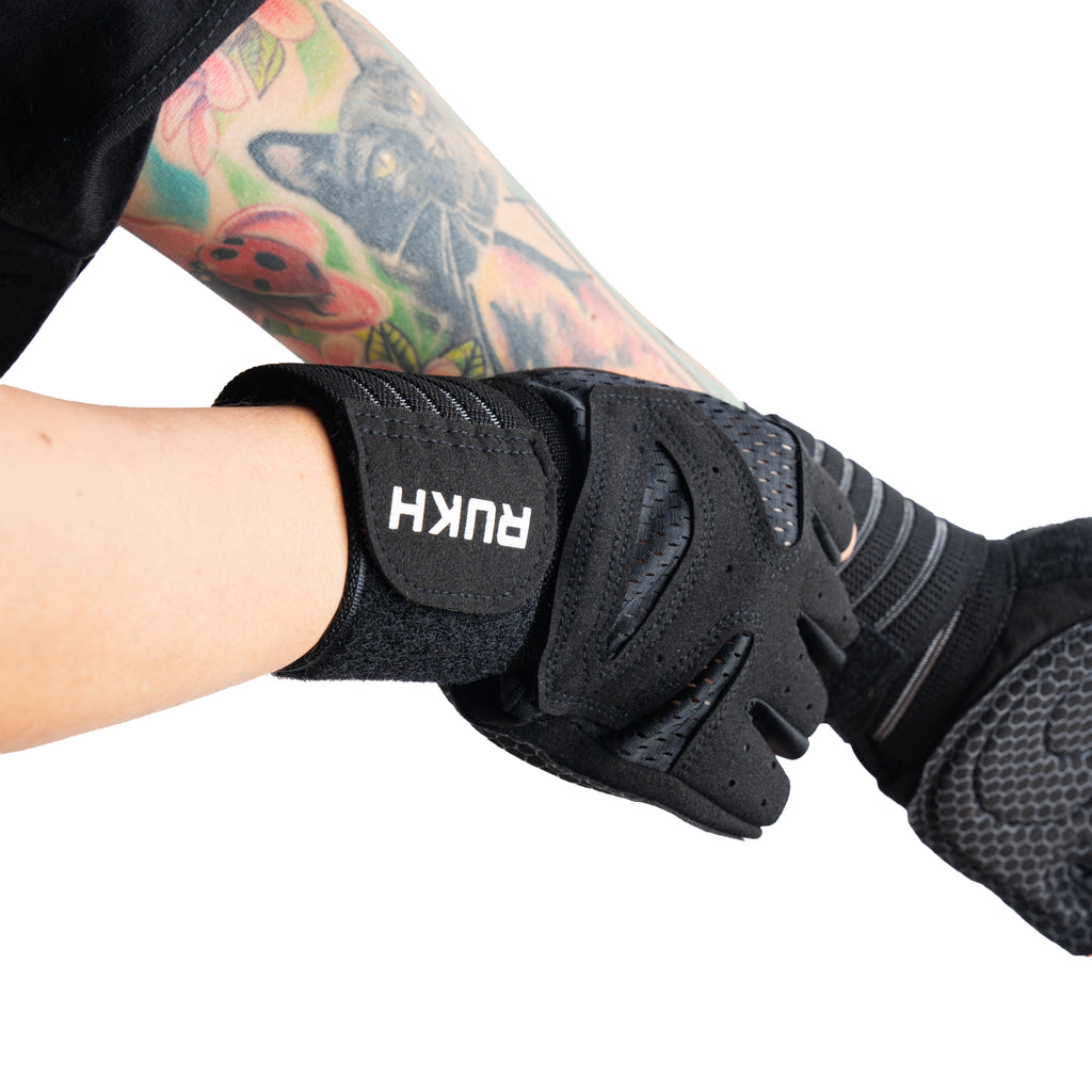 Guantes con muñequera