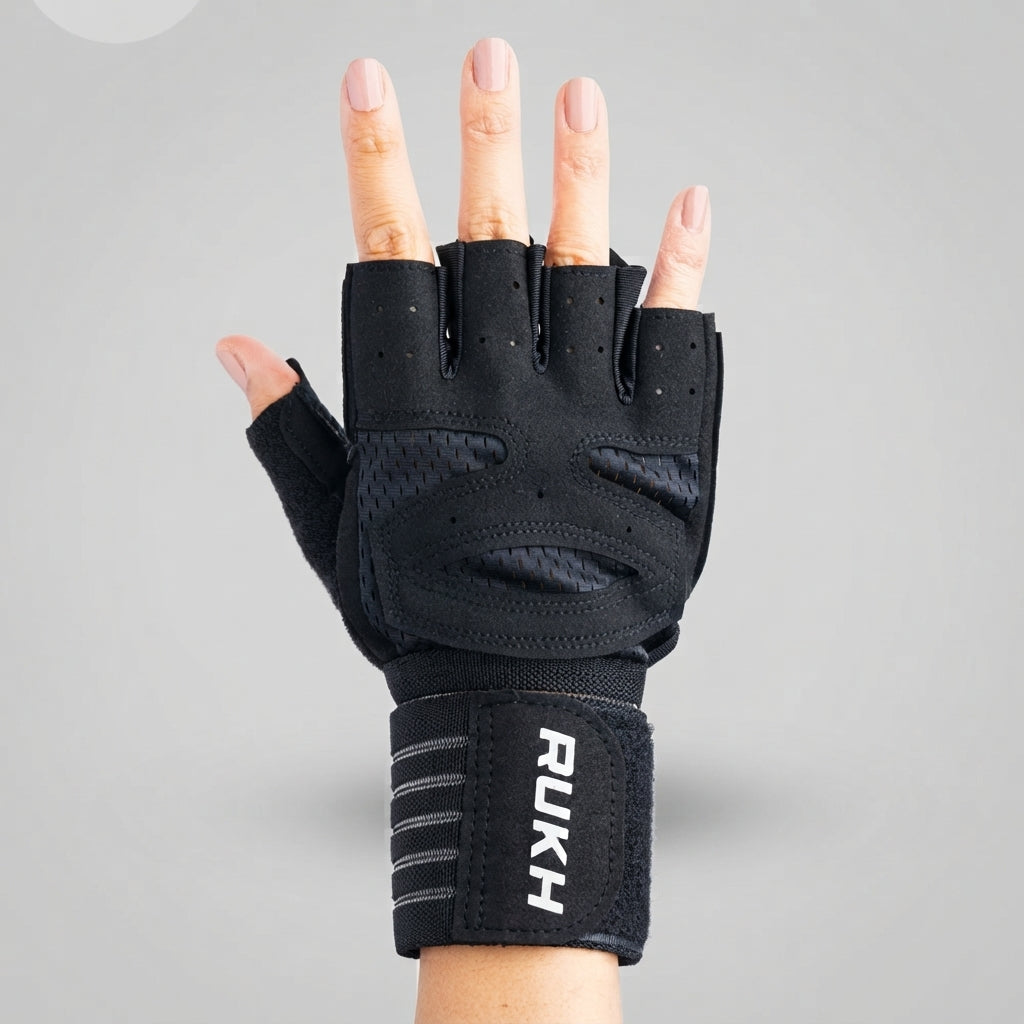 Guantes con muñequera