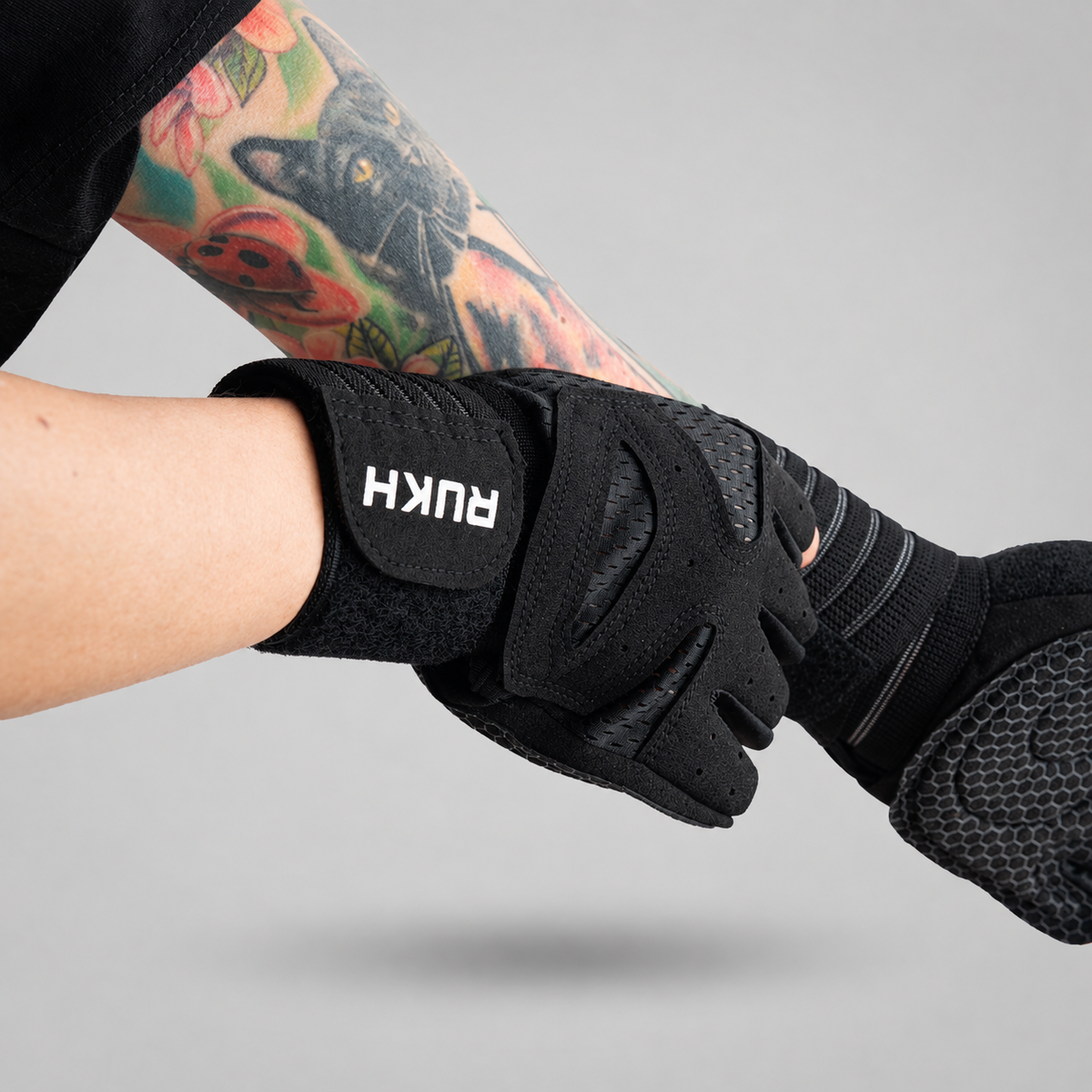 Guantes con muñequera