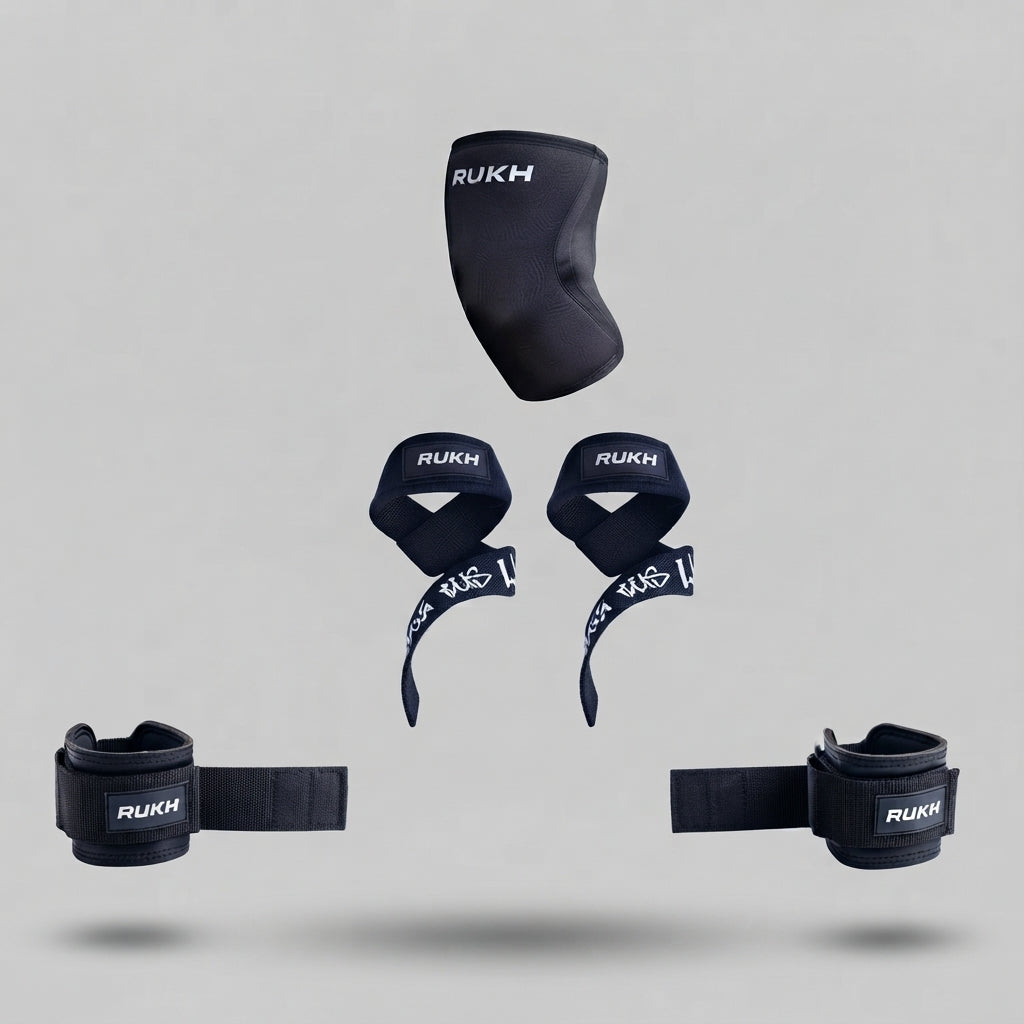 Rodillera Neopreno + Straps "Patea tus Límites" + Ankle Support